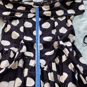 Black and white dots dress